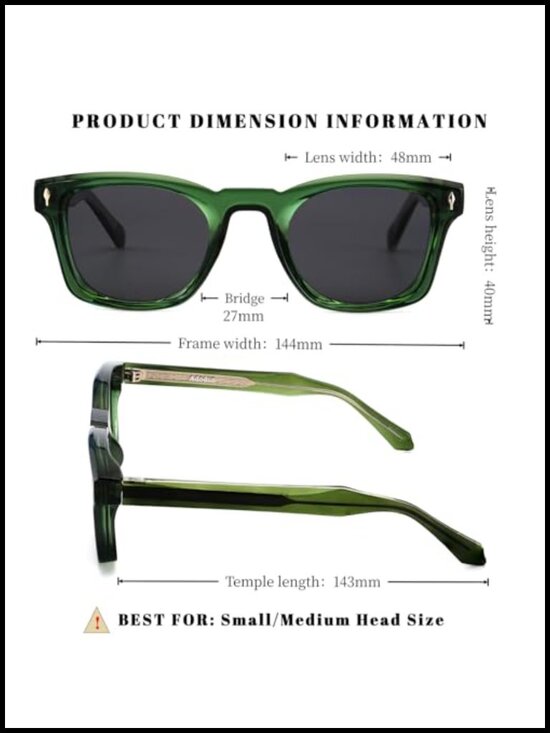 Unisex Retro Square Polarized Sunglasses UV400 Protection Driving Shades main image 5